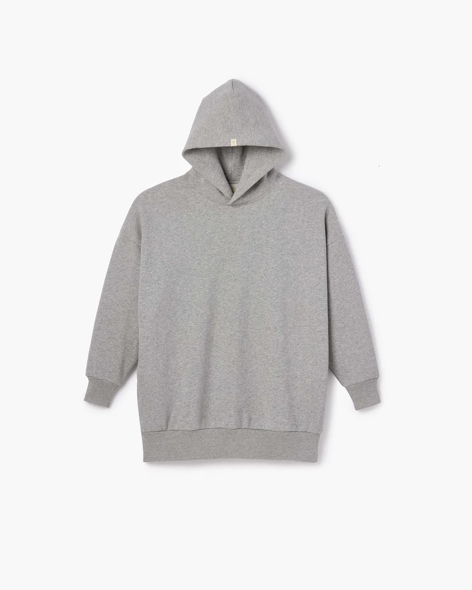 Core Fleece Oversized Hoodie in Grey Mix | Sweatshirts | Unisex Clothing | TKEES