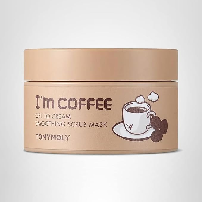 TONYMOLY I’m Coffee Gel-to-Cream Smoothing Scrub Mask – Gentle Exfoliating Face Mask with Cof... | Amazon (US)