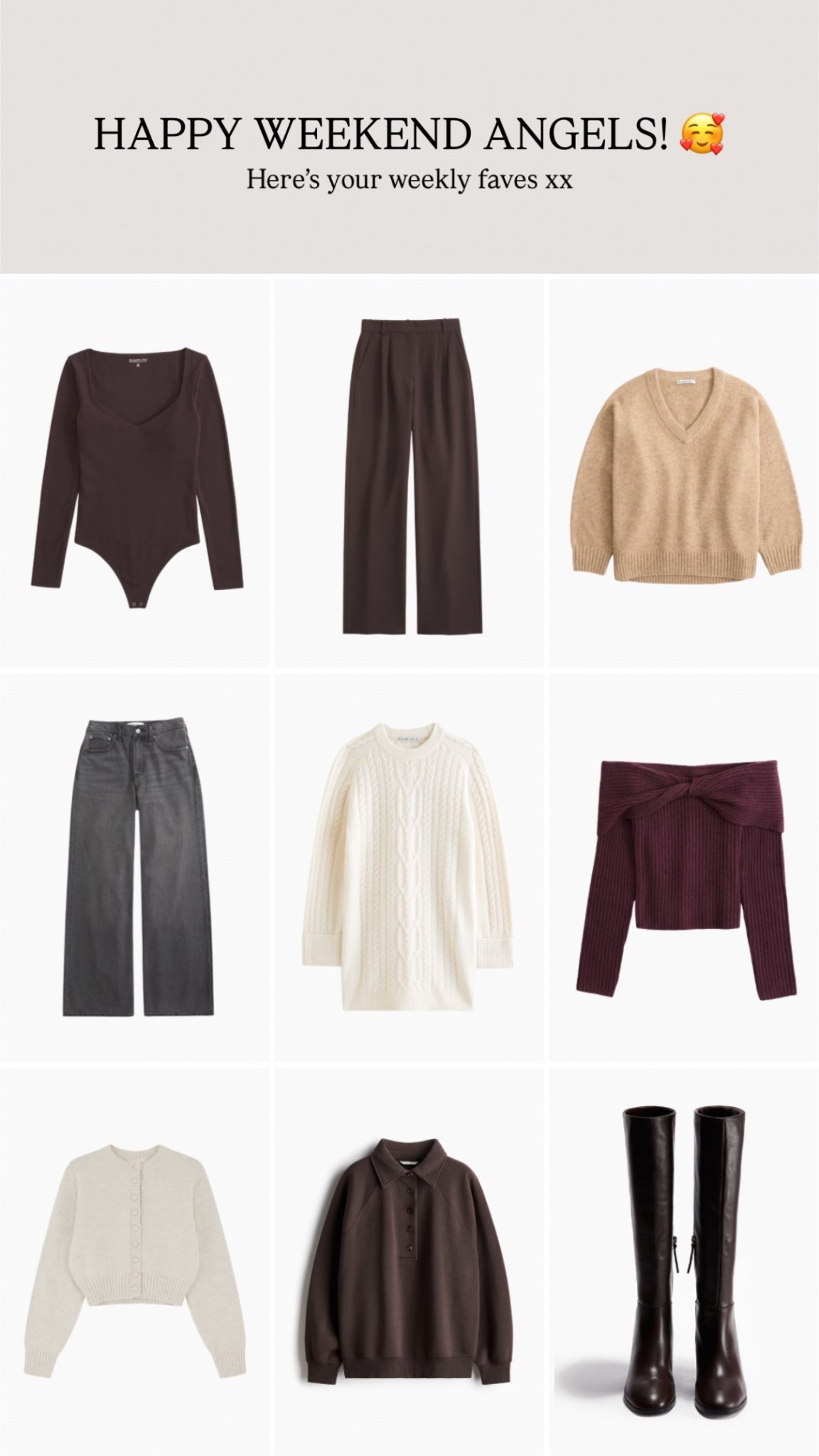 Your weekly faves December week 1 🥰

#LTKwinter #LTKstyletip #LTKeurope
