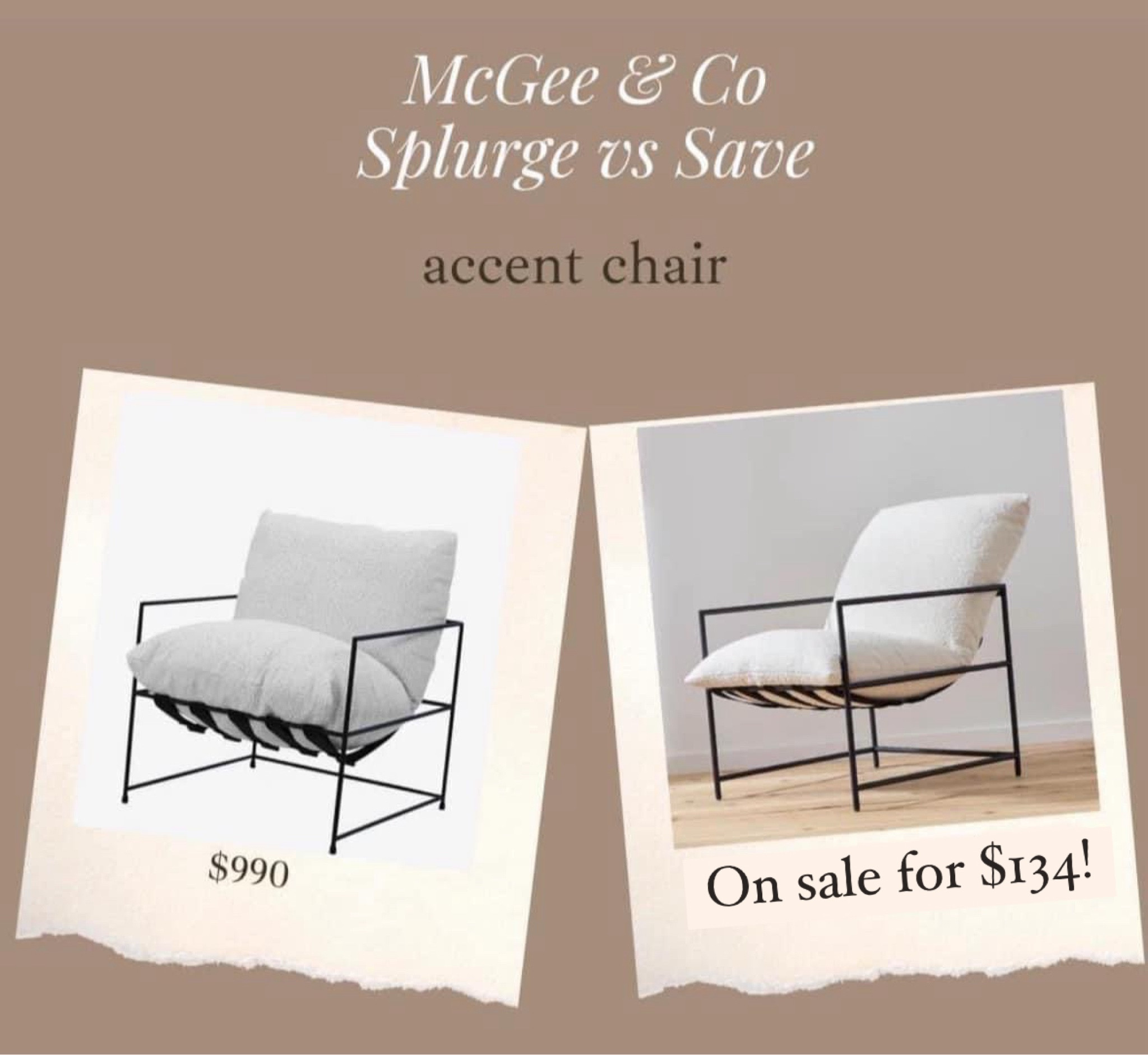 Wow!!!! Walmart has this sling back accent chair for only $134 right now!!!🚨🚨🚨 will sellout with this deal! 

#LTKHome #LTKSaleAlert #LTKFallSale