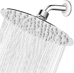 High Pressure Shower Head, 8 Inch Rain Showerhead, Ultra-Thin Design- Pressure Boosting, Awesome ... | Amazon (US)