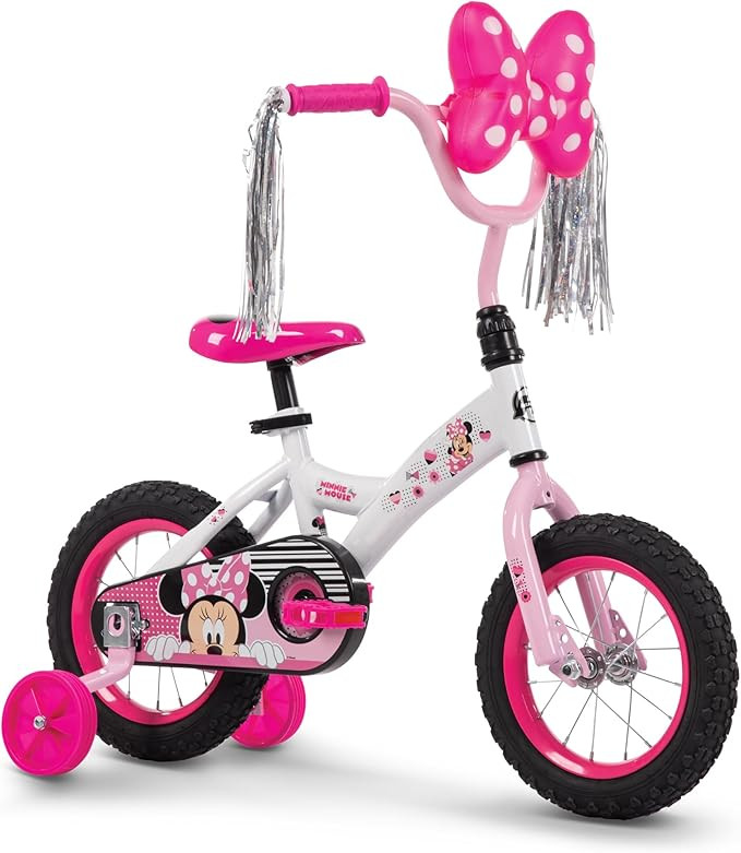 Huffy Disney Girls' Bikes, 12/16 Inch Sizes, Ages 3+ Years Old, Disney Princess, Minnie Mouse, Fr... | Amazon (US)
