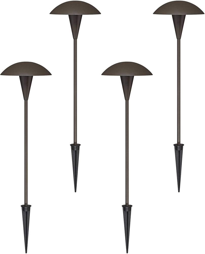 John Timberland Large Mushroom 18" High Mid Century Modern Outdoor Landscape Path Lights Porch Ho... | Amazon (US)