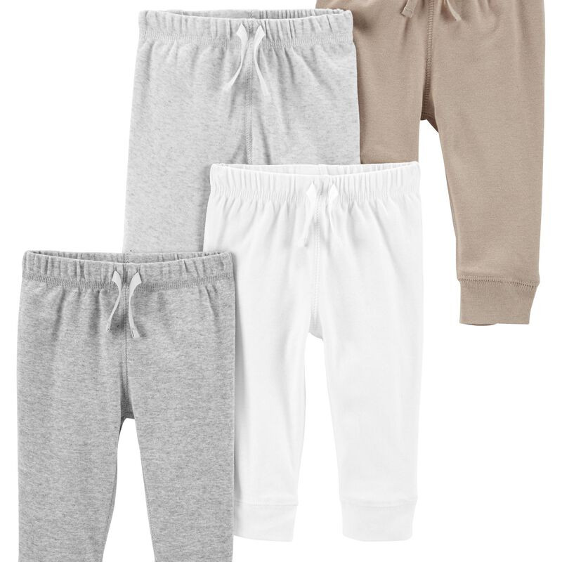 4-Pack Cotton Pants | Carter's