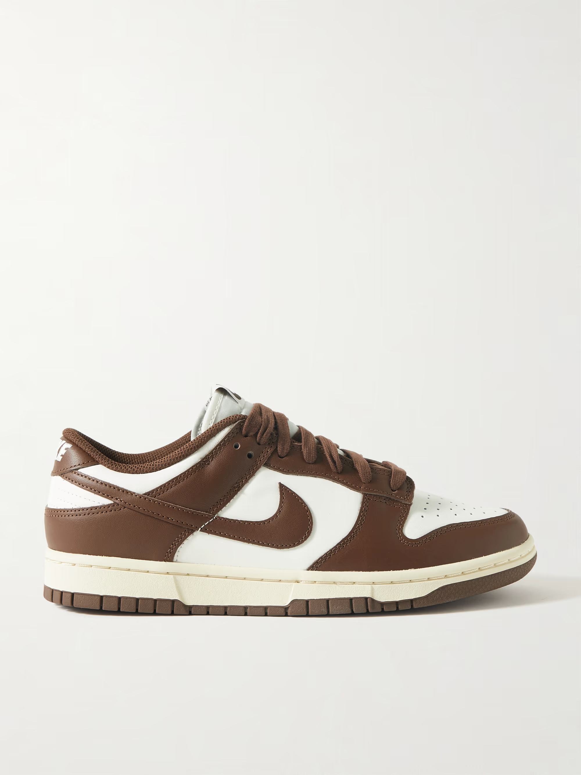 NIKE Dunk Low leather sneakers | NET-A-PORTER | NET-A-PORTER (US)