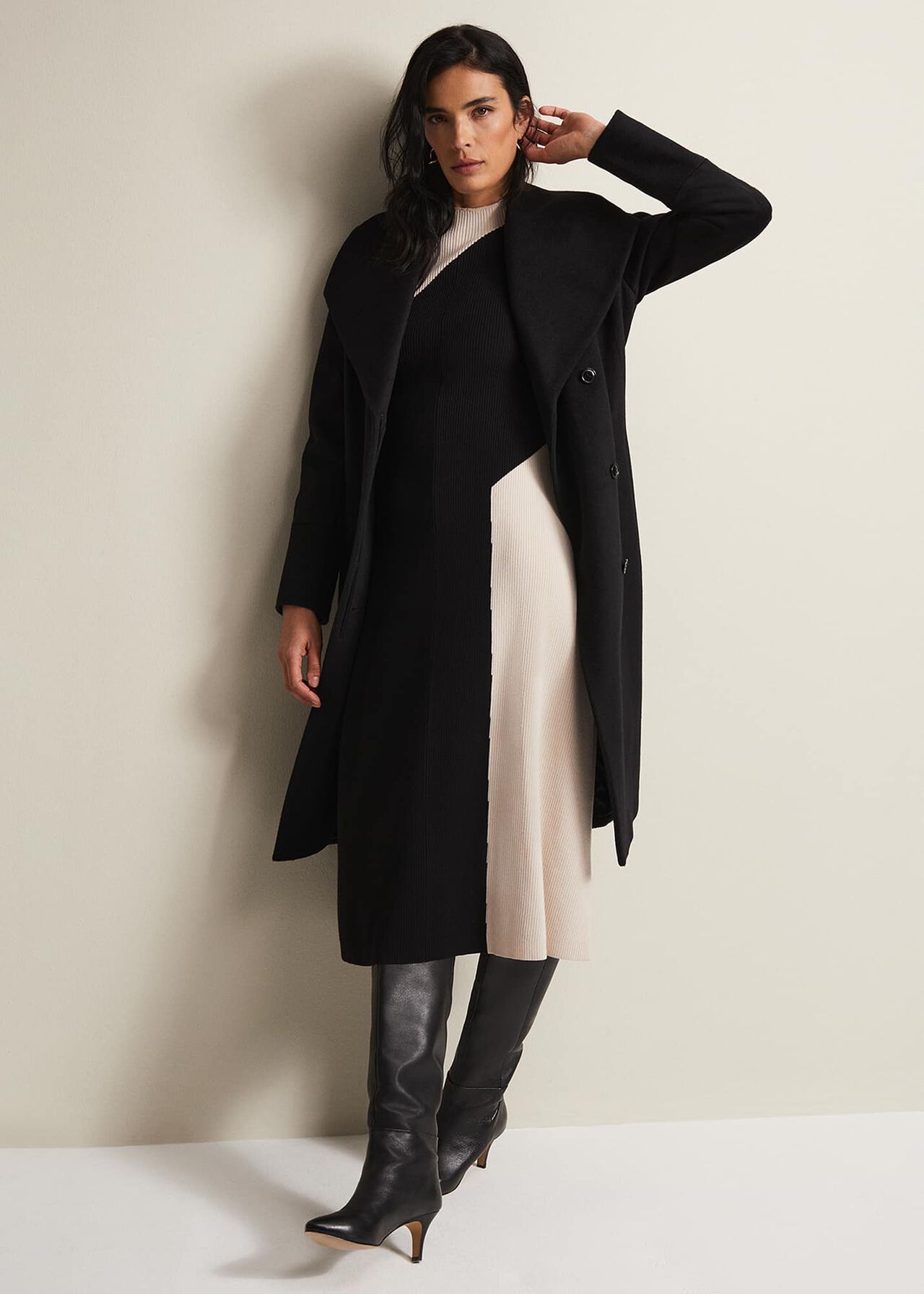 Nicci Wool Belted Coat | Phase Eight (UK)