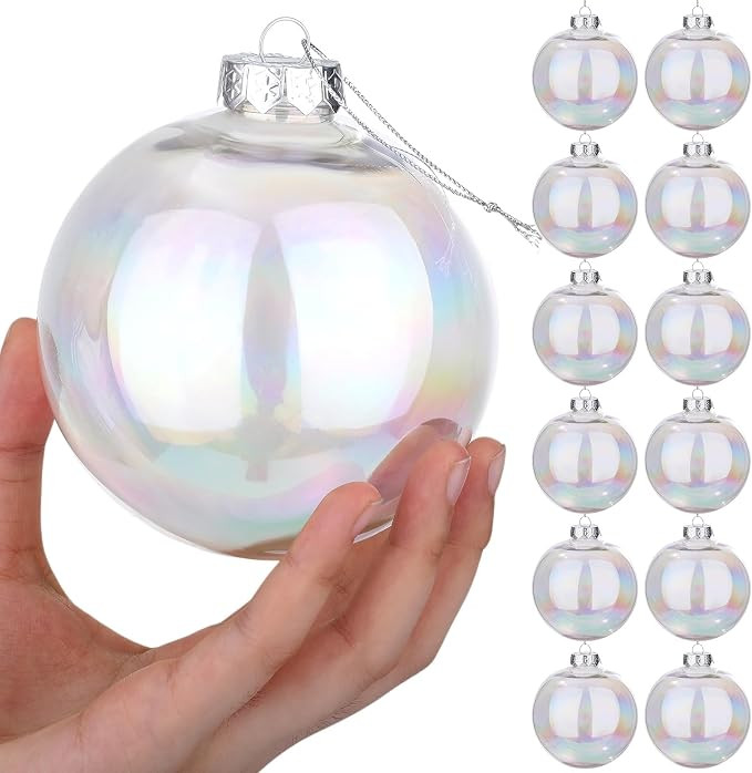 Zubebe 12 Pcs 4 Inch Christmas Balls Ornaments Large Christmas Tree Decorations Shatterproof Plas... | Amazon (US)