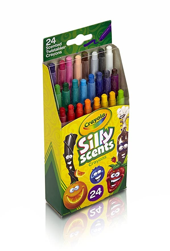 Crayola Silly Scents Twistables Crayons, 24 Classic Crayola Colors Non-Toxic Art Tools for Kids 3... | Amazon (US)