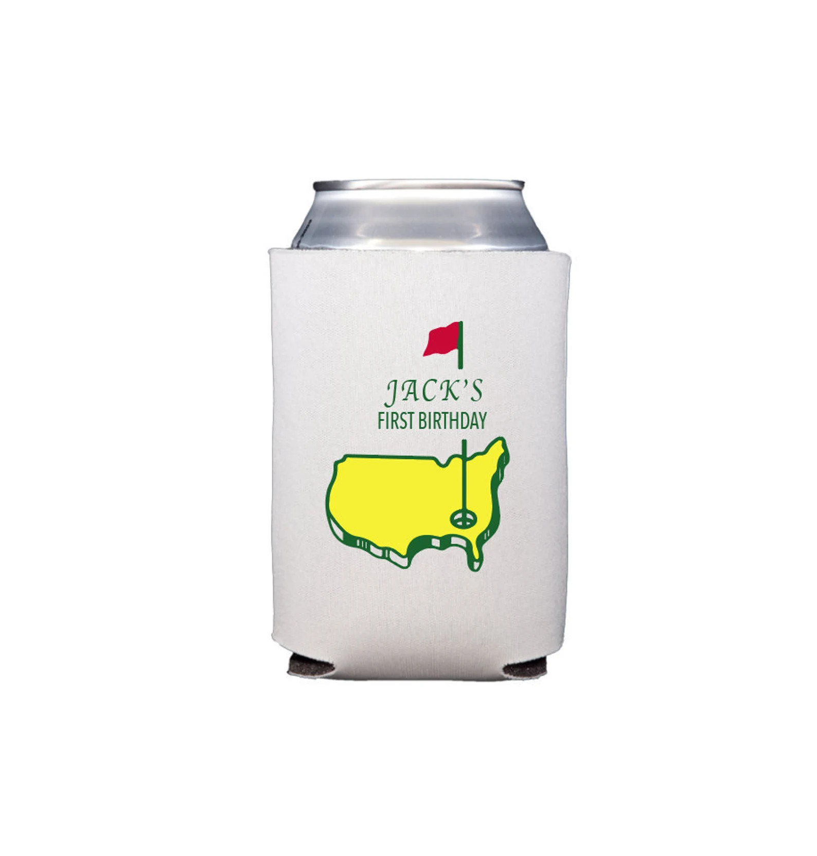 Masters birthday can cooler Golf birthday hugger | Etsy | Etsy (US)