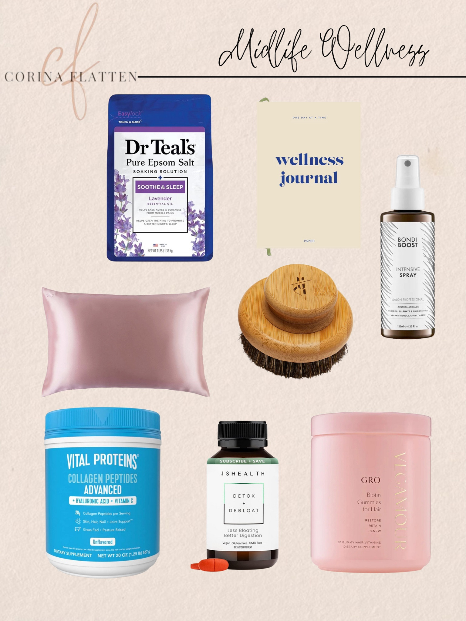 Midlife calls for taking care of yourself- here are a few of my wellness favs!

Over 40 fashion/ affordable style / elevated chic / effortless style / style fashion / spring  style / casual chic / style over 50/ midlife health/

#LTKbeauty #LTKover40 #LTKfindsunder50