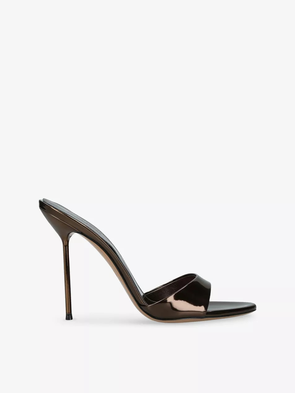 Lidia 105 Patent-Leather Mules | Selfridges