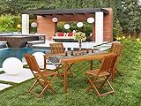 This 5 Pc Acacia Outdoor patio Sets provides you one outdoor table and 4 chairs | Amazon (US)