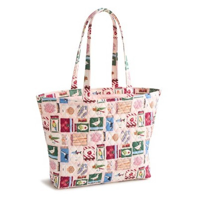 Vera Bradley Matchbook Collection East West Tote Bag - Pink | Target