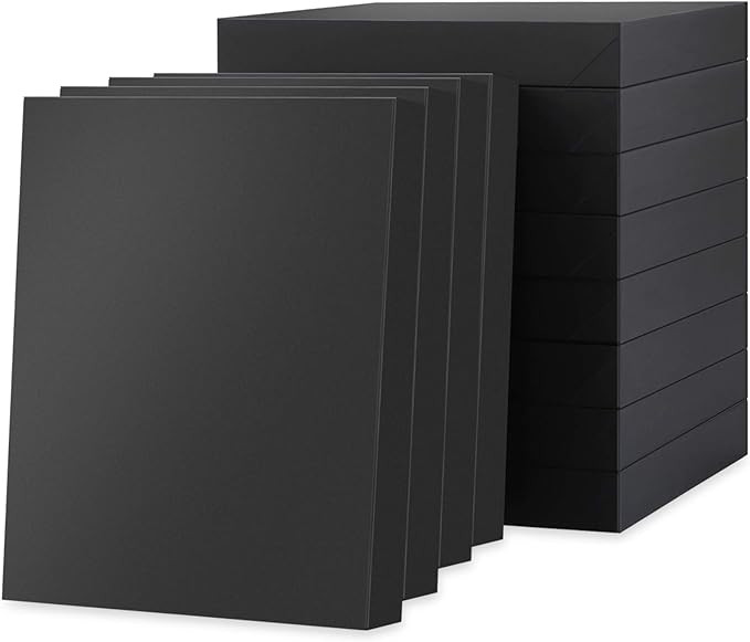 JINMING 12 Gift Boxes with Lids 11x8.5x1.5 Inches Christmas Gift Boxes for Clothes, Black Cloth G... | Amazon (US)