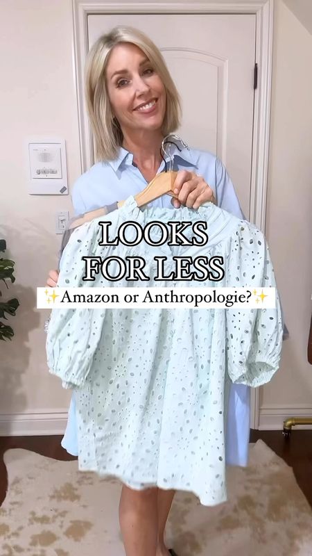 These Amazon tops are inspired by Anthropologie but are a fraction of the price. The eyelet blouse comes in 20 colors. I have 2! The sheer floral blouse comes in 4 colors and identical to the Anthropologie top! The puff sleeve top has all the Anthropologie vibes and comes in 16 colors. I’m wearing a small in all 3.

#LTKOver40 #LTKVideo #LTKFindsUnder50