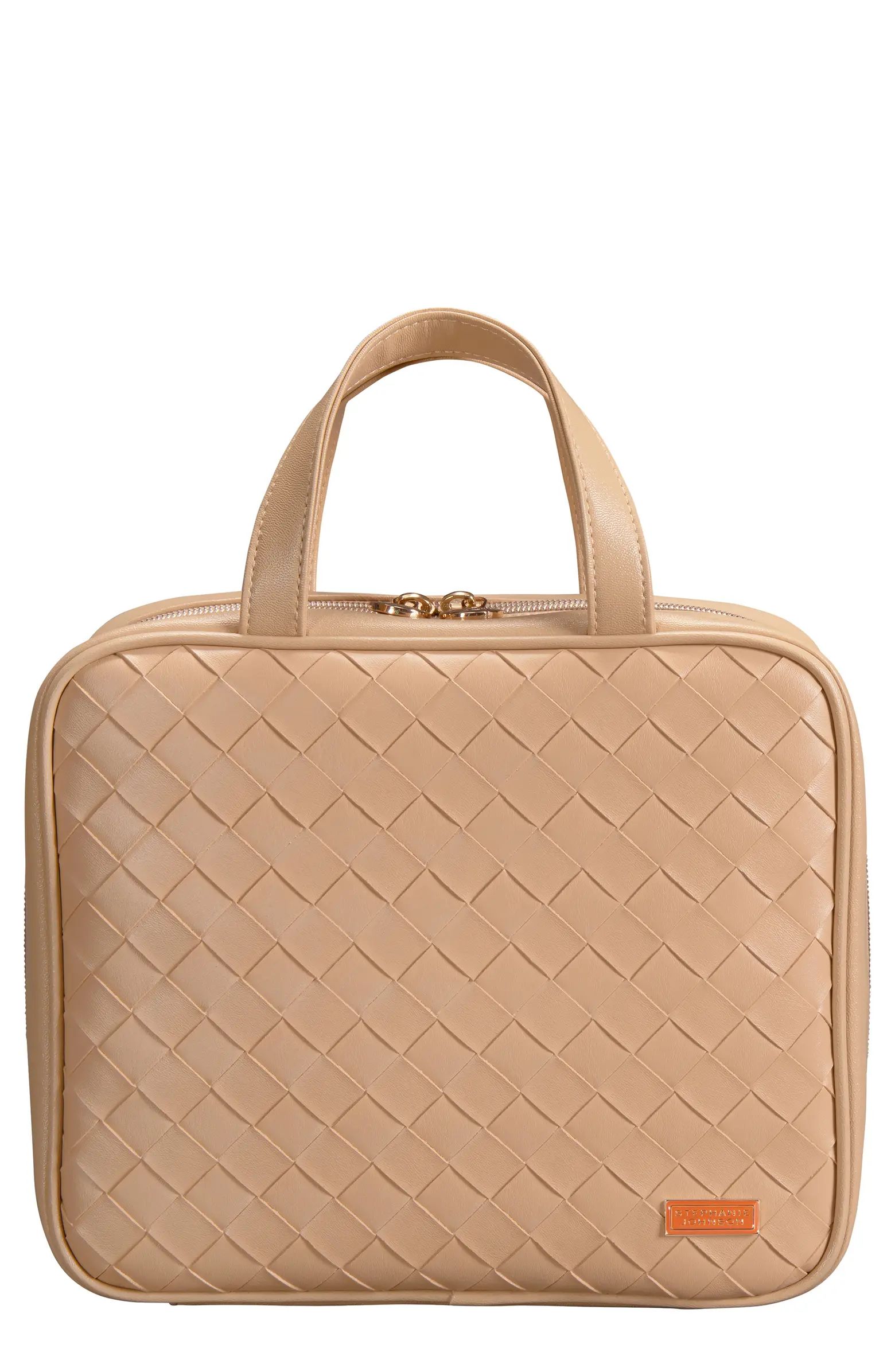 Stephanie Johnson Belize Toasted Almond Martha Large Briefcase Cosmetics Case | Nordstrom | Nordstrom