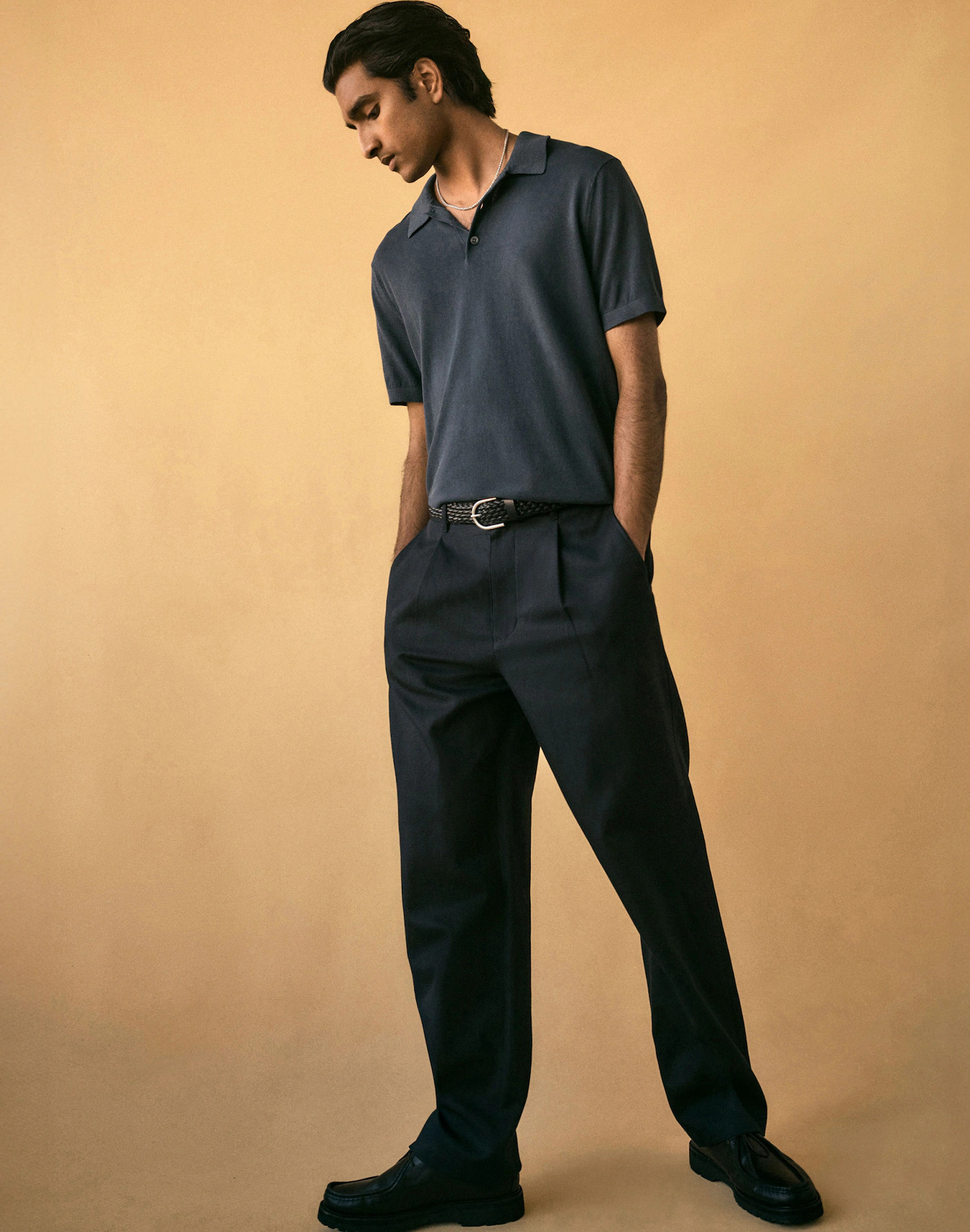 Pleated Trousers in Italian Cotton Twill | Madewell