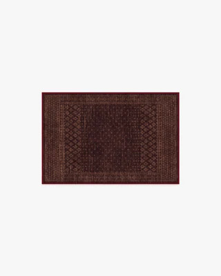 Fernanda Burgundy Flatwoven Rug | Ruggable