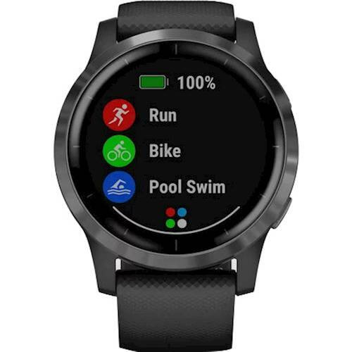 Garmin vívoactive 4 GPS Smartwatch 45mm Fiber-Reinforced Polymer Slate 010-02174-11 - Best Buy | Best Buy U.S.