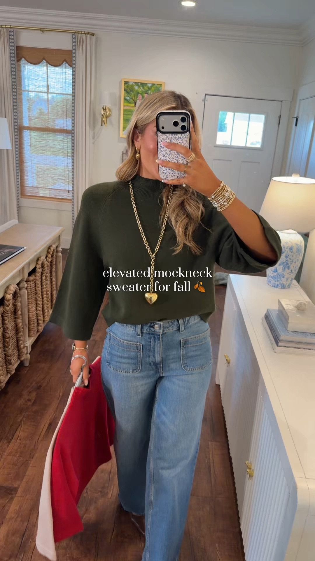 SO classy! The light beige is so good you cannot go wrong with any of them!😍 Such perfect colors for fall- and I love the wide 3/4 sleeve! Wearing size medium! #boujeeonabudget #classyfashion #affordablefashion #fallfashion #mockneck

#LTKootd #LTKSeasonal #LTKWorkwear