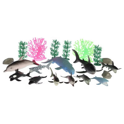 Aurora Toys Small Ocean Animals Habitat Timeless Playset Multicolor 6" | Target