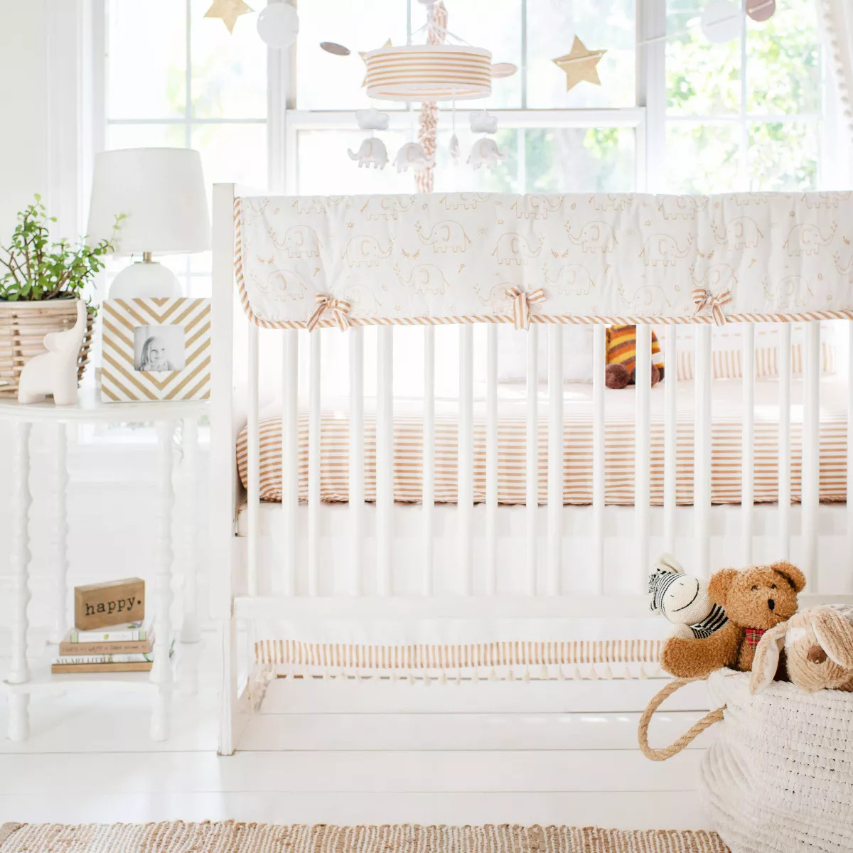 My Baby Sam Heart of Gold Crib Bedding Set - 9pc | Target
