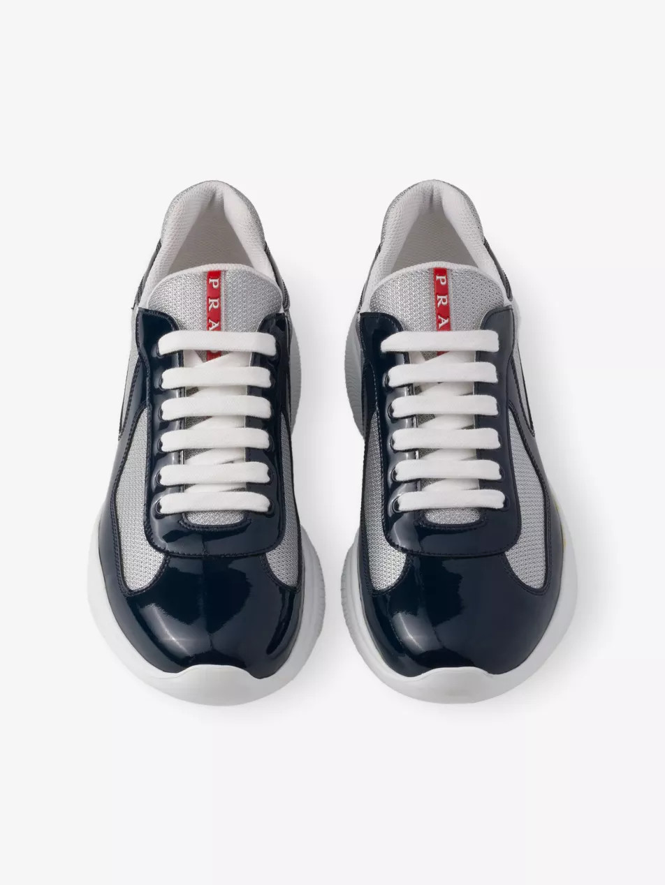 America's Cup Patent-Leather Low-Top Trainers | Selfridges