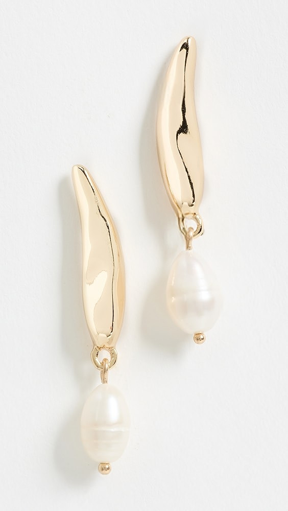 Ettika Liquid Luxe Pearl Earrings | Shopbop | Shopbop