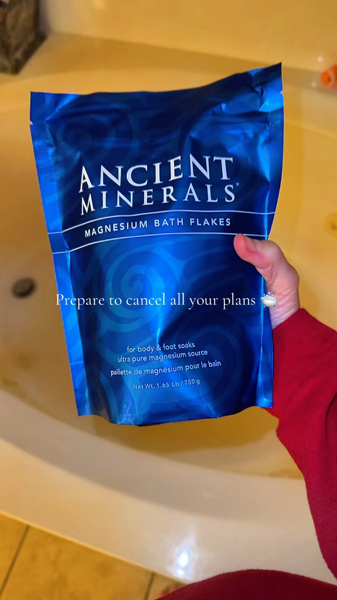 These magnesium bath flakes are my
Holy grail for stress relief and relaxation!

#LTKmomlife #LTKselfcare #LTKSaleAlert
