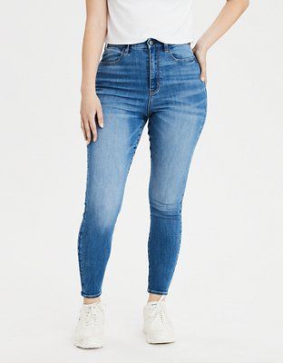 AE Ne(x)t Level Curvy Highest Waist Jegging | American Eagle Outfitters (US & CA)