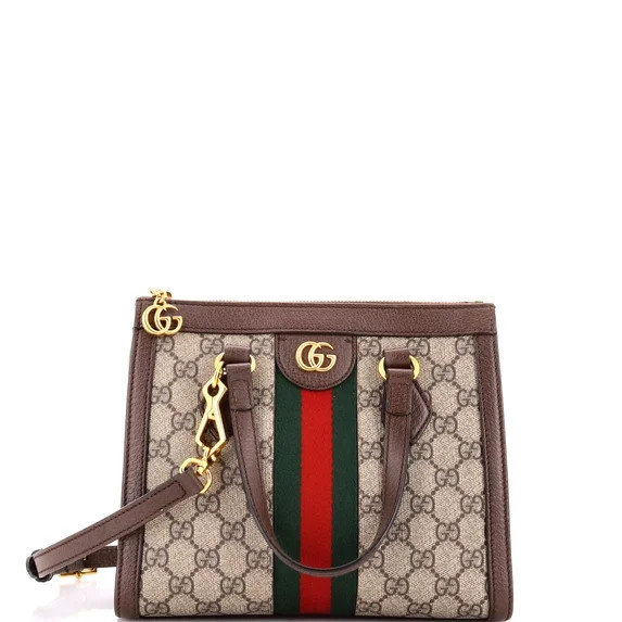 Pre-Owned Ophidia Top Handle Tote GG Coated Canvas Small By Rebag | Walmart (US)