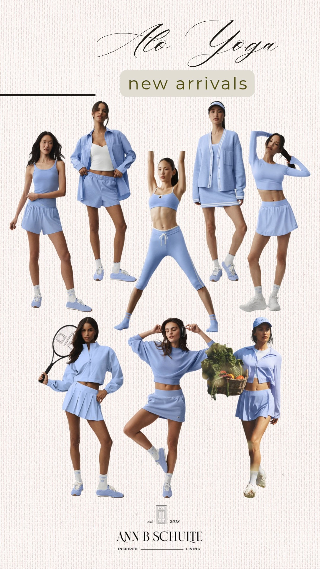 Alo Yoga new arrivals in Light Provence Blue and White bring fresh, airy energy to every stretch and errand. Soft hues, sunny mood. 💙🤍✨
#AloYoga #AloNewArrivals #LightProvenceBlue #WhiteActivewear #YogaStyle #Activewear #Athleisure #OOTDInspo #LTKStyle #SpringFashion 

 #LTKootd #LTKActive