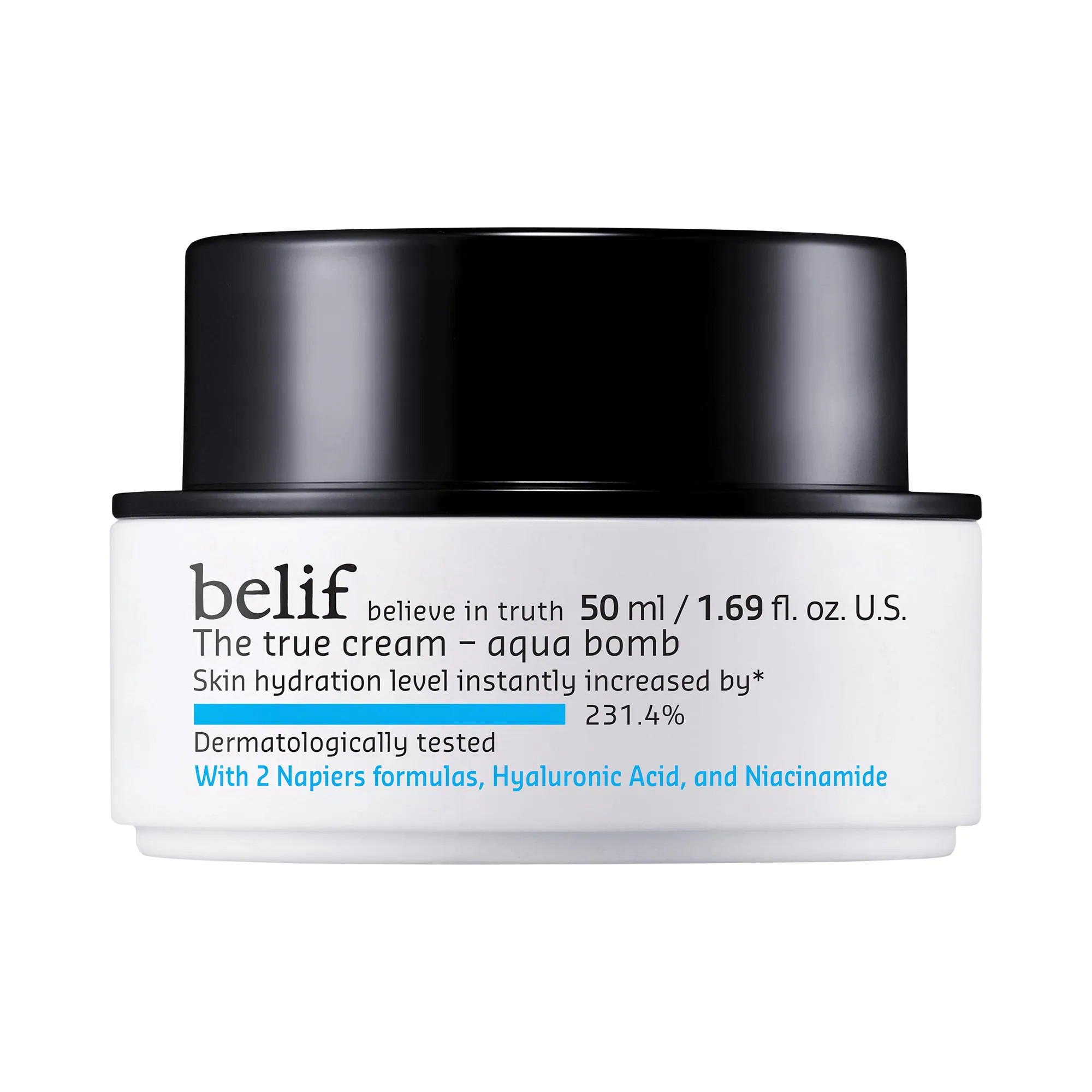belif The True Cream Aqua Bomb with Hyaluronic Acid and Niacinamide 1.69 oz / 50 ml | Sephora (US)