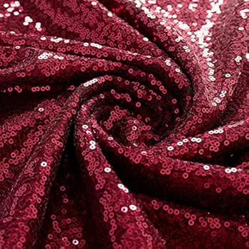 Pardecor Sequin Fabric by The Yard Glitter Fabric 1 Yard Little Mermaid Fabric Mesh Fabric Sequence  | Amazon (US)