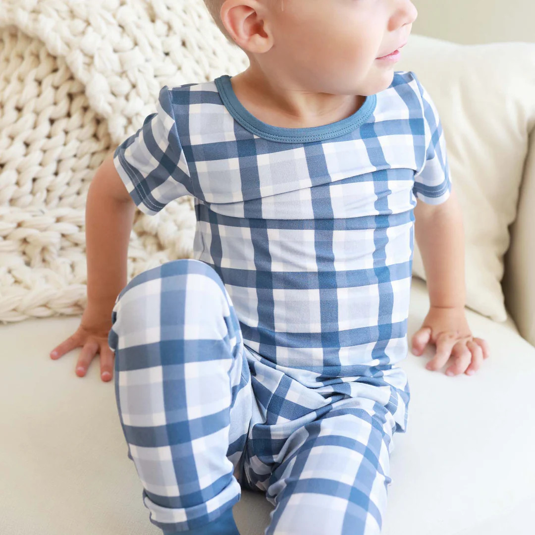 Paxton's Plaid Two Piece Pajama Set | Caden Lane