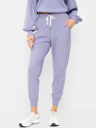 High-Waisted Side-Striped SleekTech Jogger | Old Navy (US)