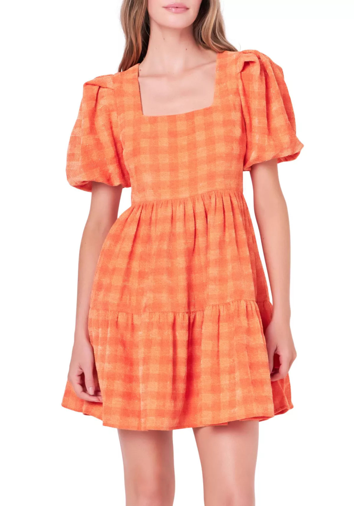 Tweed Babydoll Dress | Belk