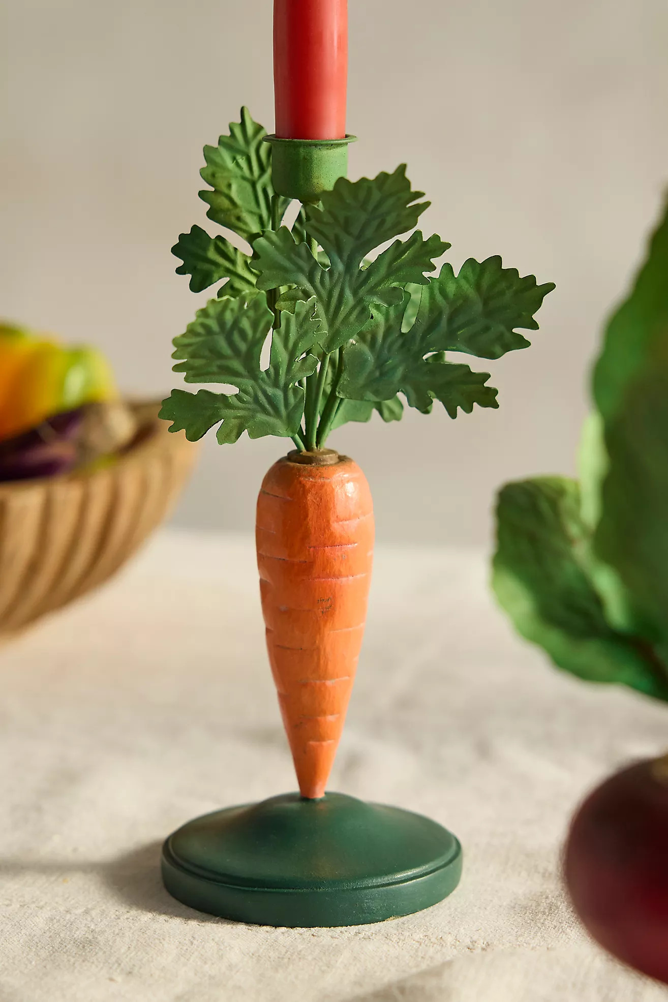 Vegetable Taper Holder | Anthropologie (US)