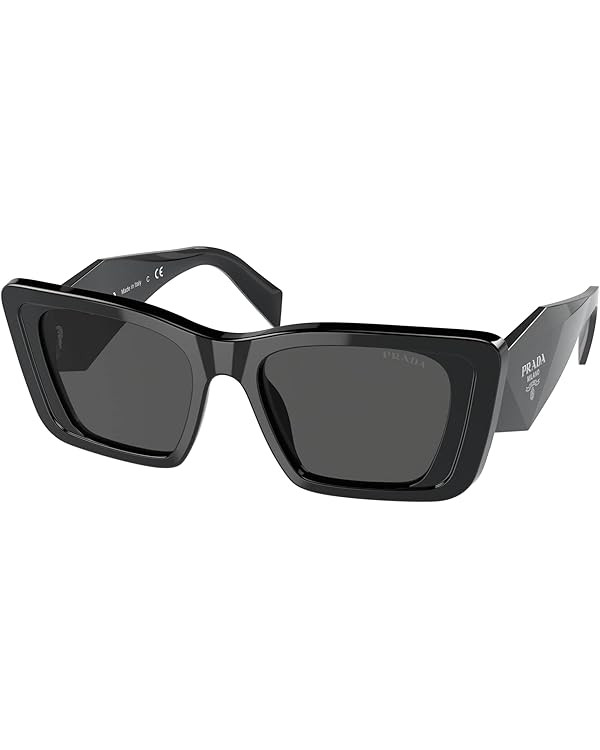 Prada PRADA SYMBOLE PR 08YS Black/Dark Grey 51/18/145 women Sunglasses | Amazon (US)