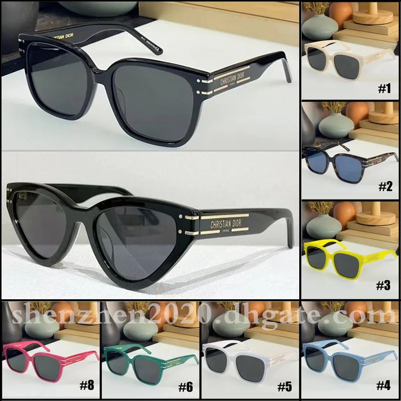 D-ior Premium DUPE Fashion SIGNATURE S7F Full Frame Square Sunglasses B2 Cat Eye Sunglasses | DHGate