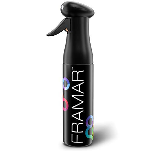FRAMAR Premium Hair Mister Spray Bottle – Continuous Spray Bottle For Hair, Water Sprayer, Continuous Mister for Salon Supplies – Ultra Fine Mist – Black 250 ml | Amazon (US)