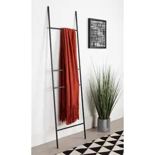 Kate and Laurel Poggi Metal Ladder - 17.75x67 - Gold | Bed Bath & Beyond