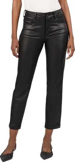 Reese Coated Ankle Slim Straight Leg Jeans | Nordstrom
