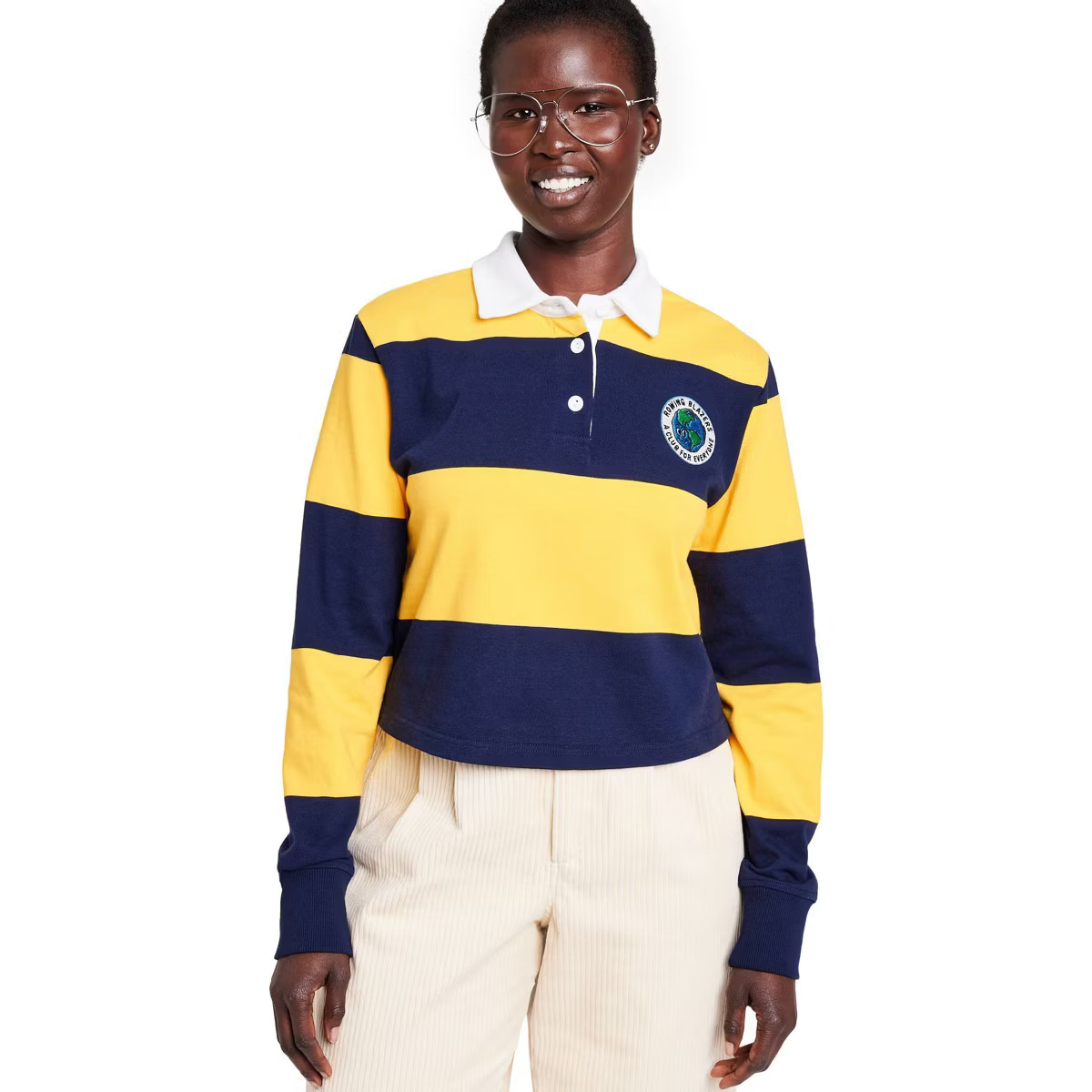 Women's Stripe Collared Long Sleeve Rugby Shirt - Rowing Blazers x Target | Target