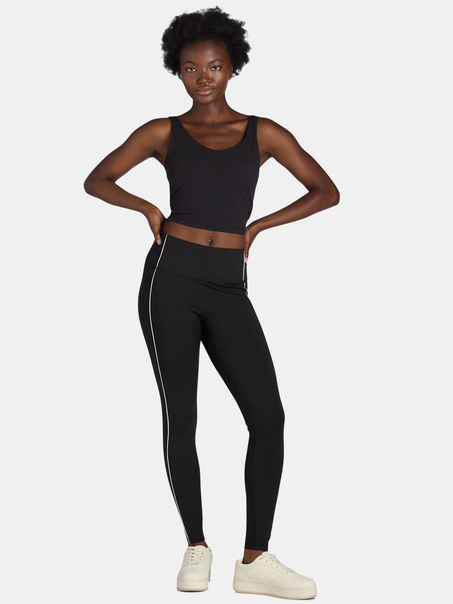 Avia Women's Sport Piped Leggings, Sizes XS-XXXL | Walmart (US)