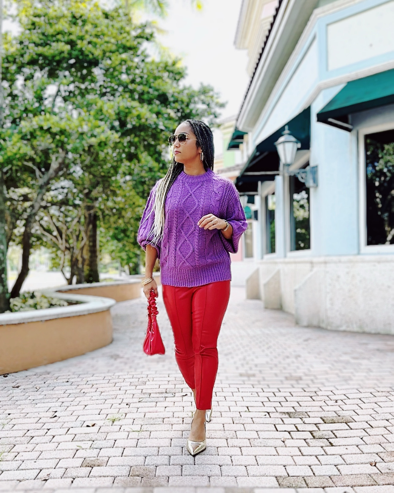 The fall color combo you didn’t know you needed: purple and red! 💜❤️💜

#LTKStyleTip #LTKSeasonal #LTKFallSale