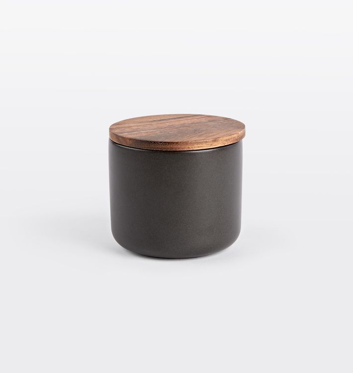 Canister with Wood Lid | Rejuvenation