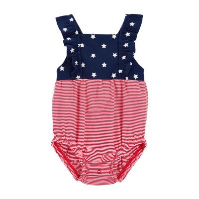 new!Carter's Baby Girls Sleeveless Romper | JCPenney