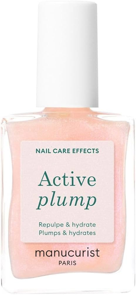 Manucurist Active Plump Nail Polish & Care - Collagen & Peach Extract - No Lamp - Nail Hydrator w... | Amazon (US)