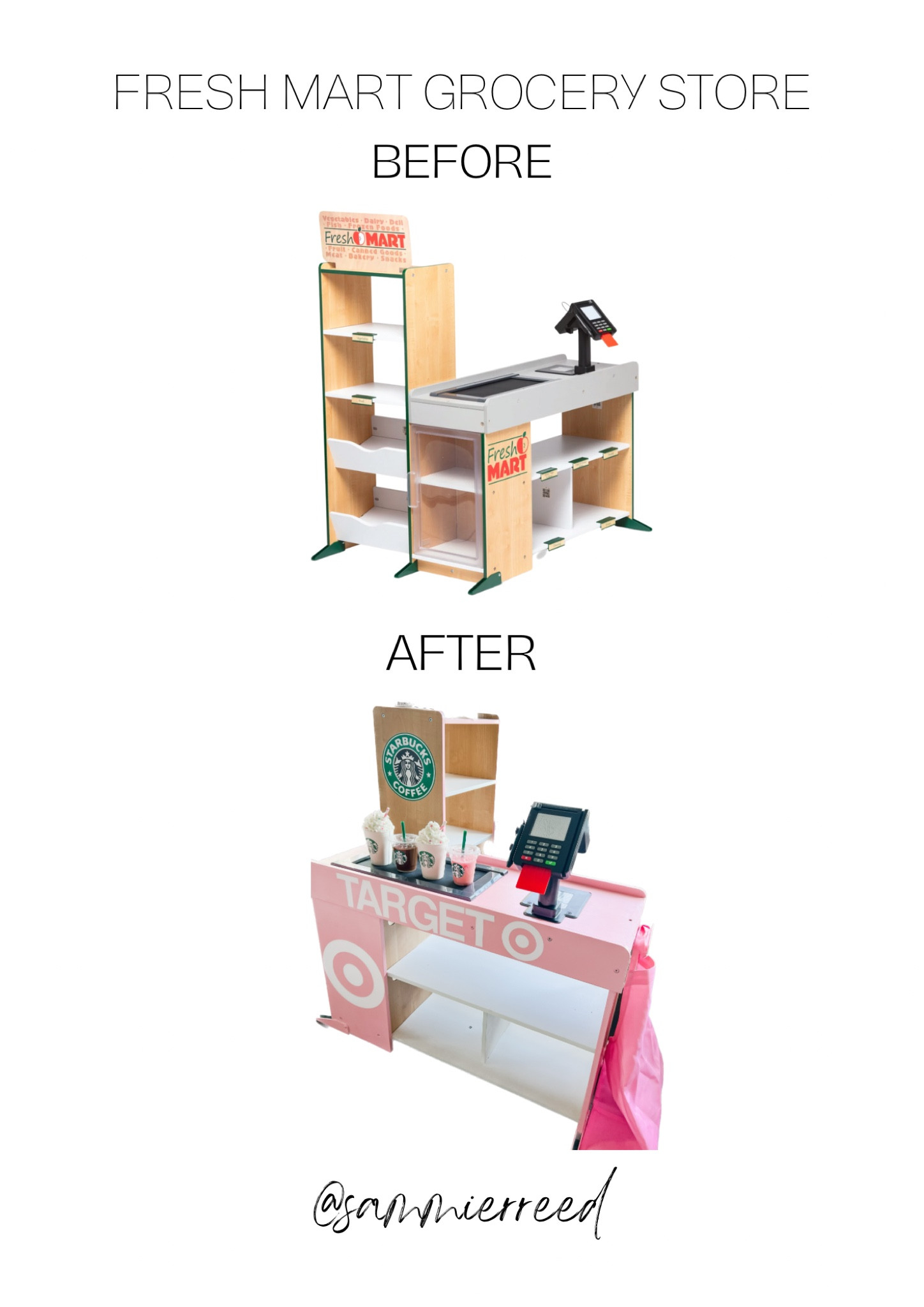 Grocery mart on SALE! DIY before and after 🤍🤍🤍
.
.
.
#diy #craft #toy #kids #toddler #gift #doityourself

#LTKkids #LTKSale #LTKFind